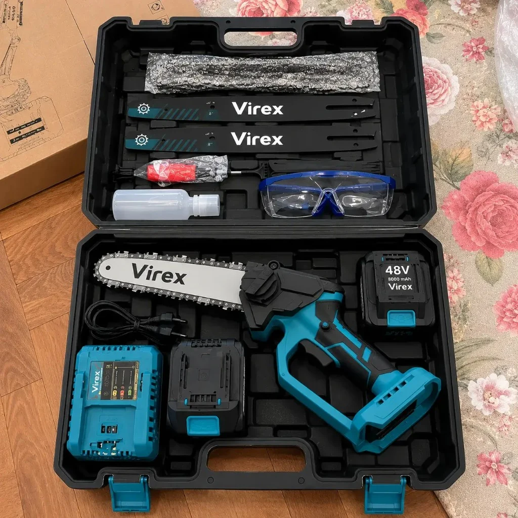 Virex kit in the open carrying case